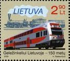 Railway in Lithuania, 1v; 2.90 Lt