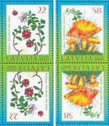 Flora, Berries, Mushrooms, three sides perforation, Booklet of 4v; 58s x 4