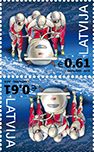 Olympic Winter Games in PyeongChang'18, tete-beche pair, 2v; 0.61 EUR x 2