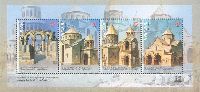 Monuments of architecture protected by UNESCO, Block of 4v; 70 D x 4