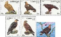 Fauna. Eagles, 5v + Block; 10, 15, 20, 25, 50, 100 M