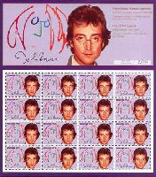 John Lennon, M/S of 16v; 500 M x 16