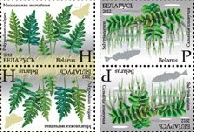 Flora, Endangered plants, tete-beche pairs, 4v; "H", "P" x 2