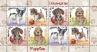 Fauna, Puppies, М/S of 2 sets