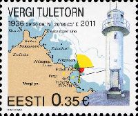 Vergi Lighthouse, 1v; 0.35 EUR