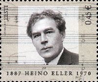 Composer Heino Eller, 1v; 0.45 EUR