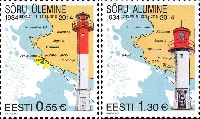 Lighthouses Sõru, 2v; 0.55, 1.30 EUR