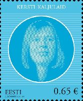 Stateswoman Kersti Kaljulaid, 1v; 0.65 EUR