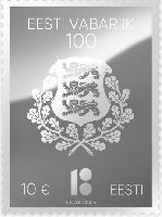 100 лет Эстонской Республики, 1м; 10.0 Евро