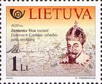 История литовской почты, 1м; 1.0 Лит