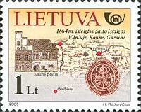 History of lithuanian Mail, 1v; 1.0 Lt