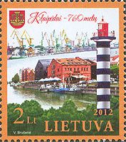 760 лет городу Клайпеда, 1м; 2.0 Лита