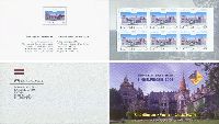 Cesvaines Palace, variety of perforation, Booklet of 6v; 40s x 6