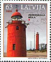 Akmenraga Lighthouse, 1v; 63s