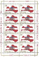 90th Anniversary of Independence, M/S of 10v; 31s x 10