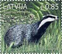 Fauna, Badger, 1v; 0.85 EUR