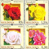 Flora, Roses, 4v; 0.85, 1.20, 3.0, 4.20 L