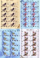 Fauna, Birds, 4 M/S of 10 sets