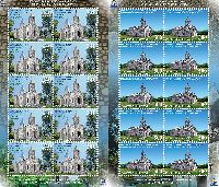 Churches, 2 М/S of 10 sets