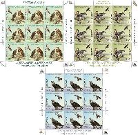 Fauna, Birds, 3 М/S of 9 sets