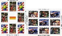 Summer Olympic Games. Atlanta'96, imperforated M/S of 8v & label + M/S of 9v; 250, 2500 R x 4, 150, 600, 900 R x 3