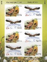 Fauna, Birds, М/S of 4 sets