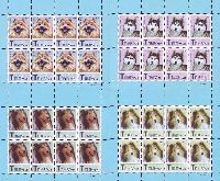 Fauna, Dogs, 4 M/S of 8 sets