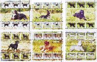 Fauna, Dogs, 6 М/S of 6 sets