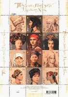 Traditional Headdress of Ukrainian Women, M/S of 12v; 70k x 12